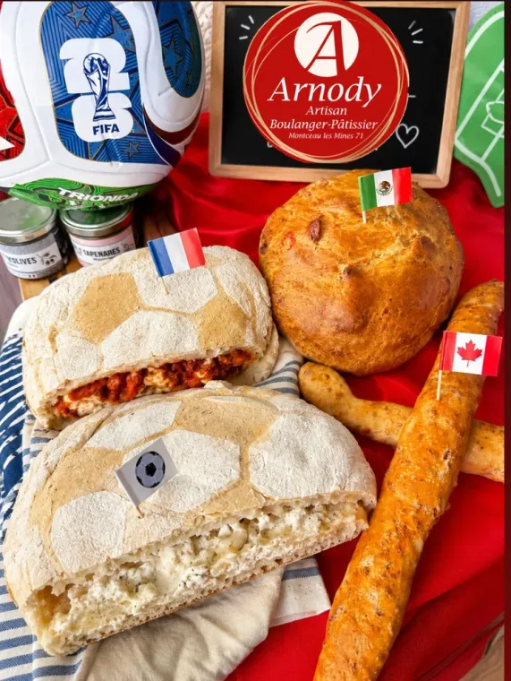 Coupe du monde foot : le match est prêt... et l’apéro aussi !, Montceau-les-Mines, Boulangerie Pâtisserie Arnody