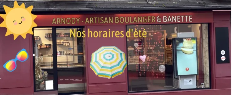 Nos horaires dété