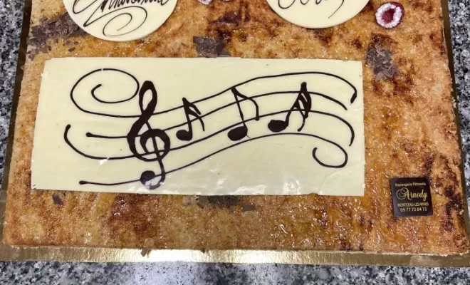 feuilletine croquant chocolat note de musique
