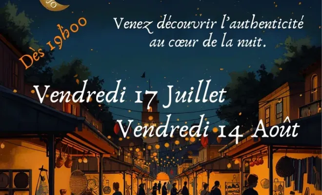 Retrouvez-nous au marché de nuit à Saint Gengoux le National, Montceau-les-Mines, Boulangerie Pâtisserie Arnody